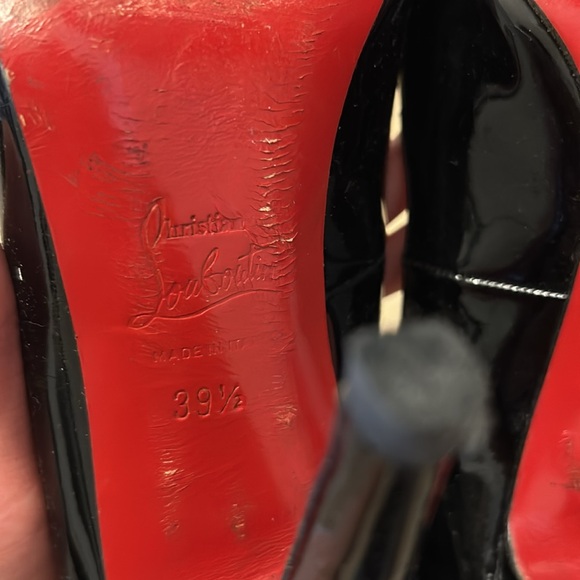 Christian Louboutin Black Patent Calf Leather Dolly Pump - Picture 14 of 14
